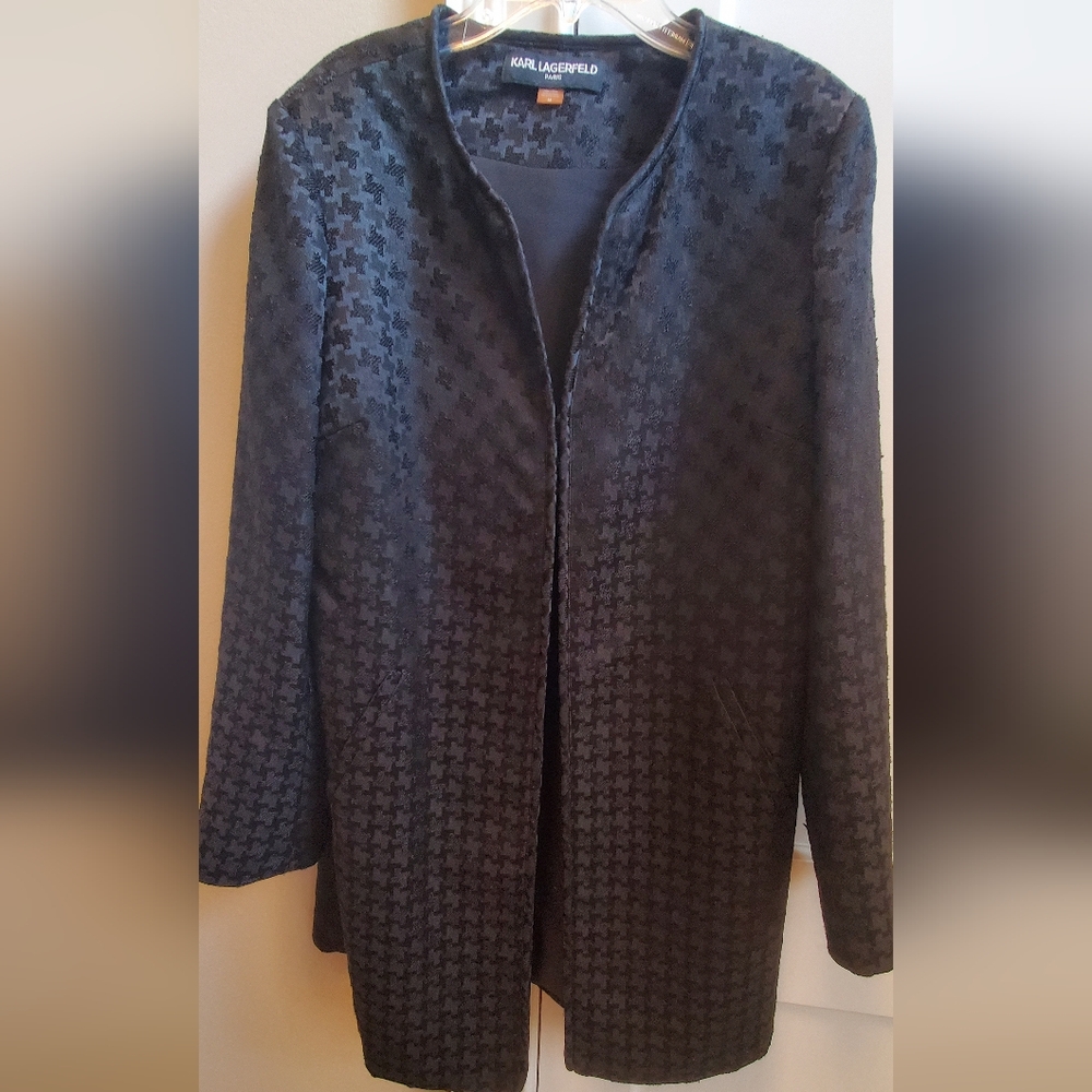 Karl Lagerfeld Black Women's Coat